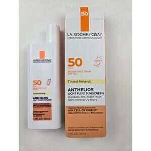 La Roche-Posay Anthelios Tinted Sunscreen SPF 50, Ultra-Light Fluid Broad